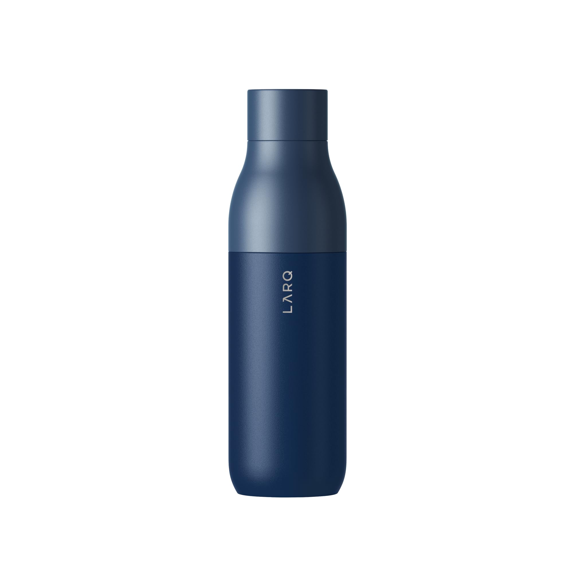 LARQ Bottle PureVis 17 oz - Self-Cleaning and Insulated Stainless Steel Water Bottle with UV Water Purifier and Award-winning Design | Reusable & Travel Friendly, 1-Year Warranty, Granite White